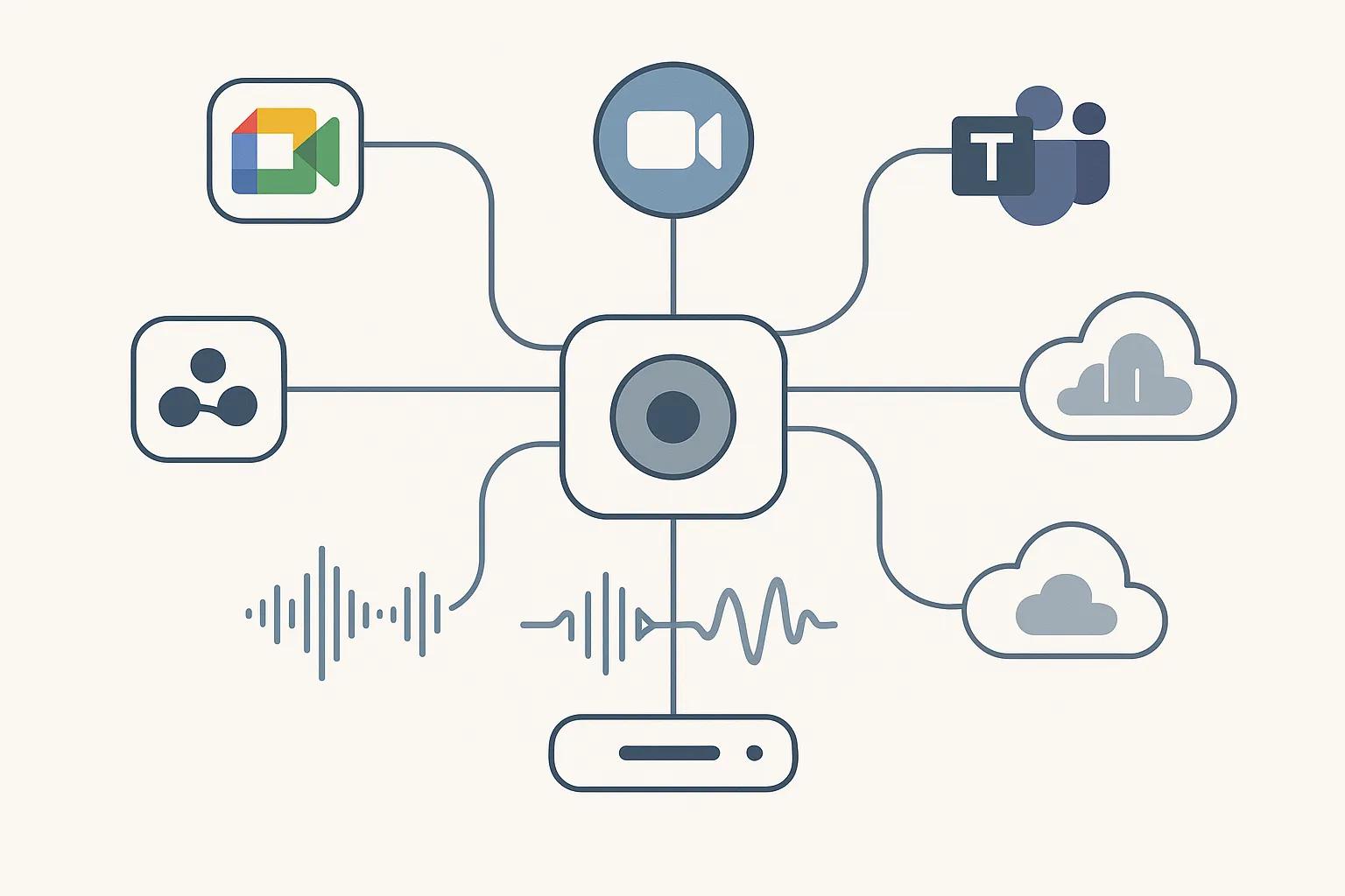 Meeting Recorder working across multiple platforms
