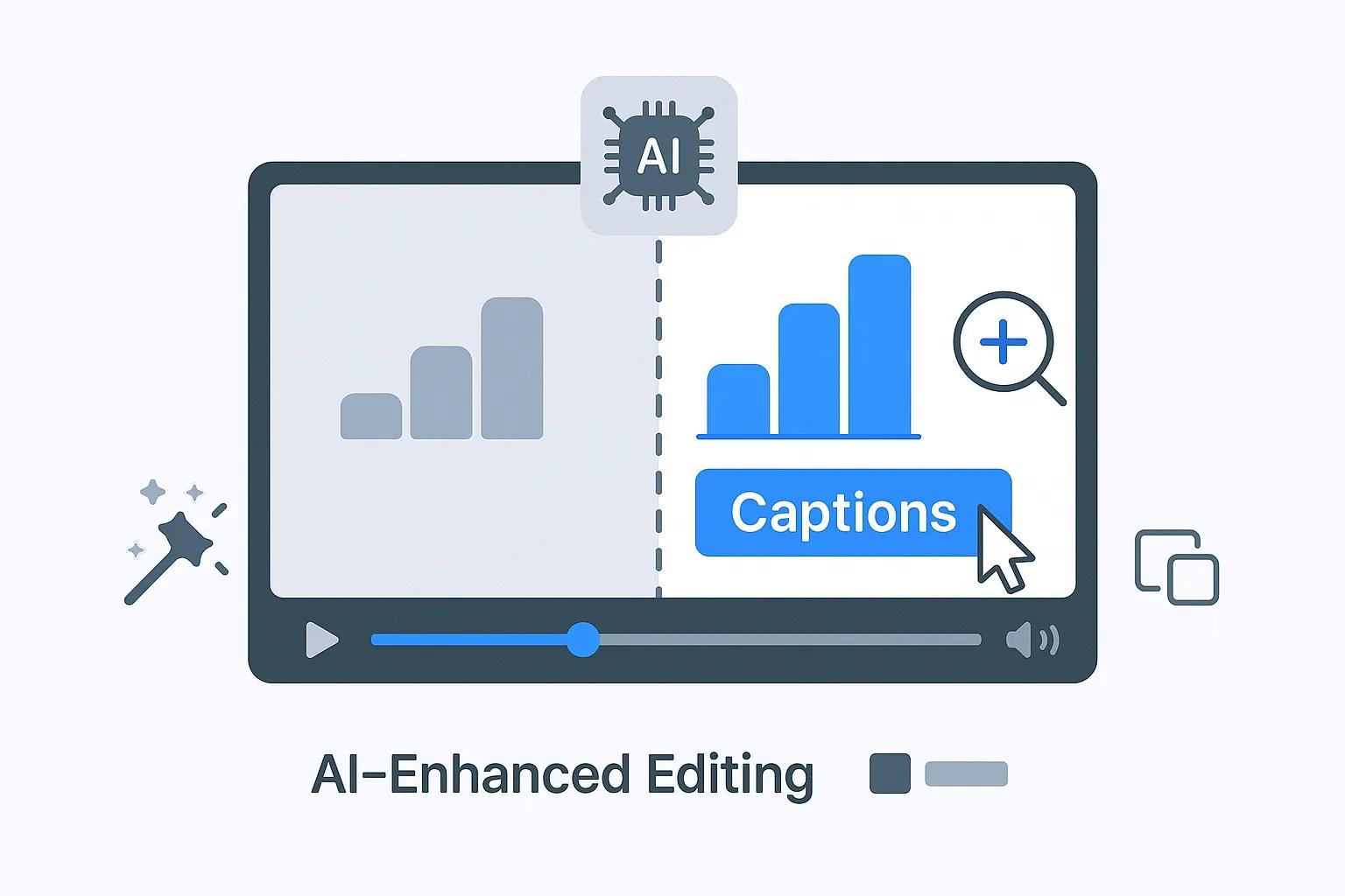 Screen recorder editing features