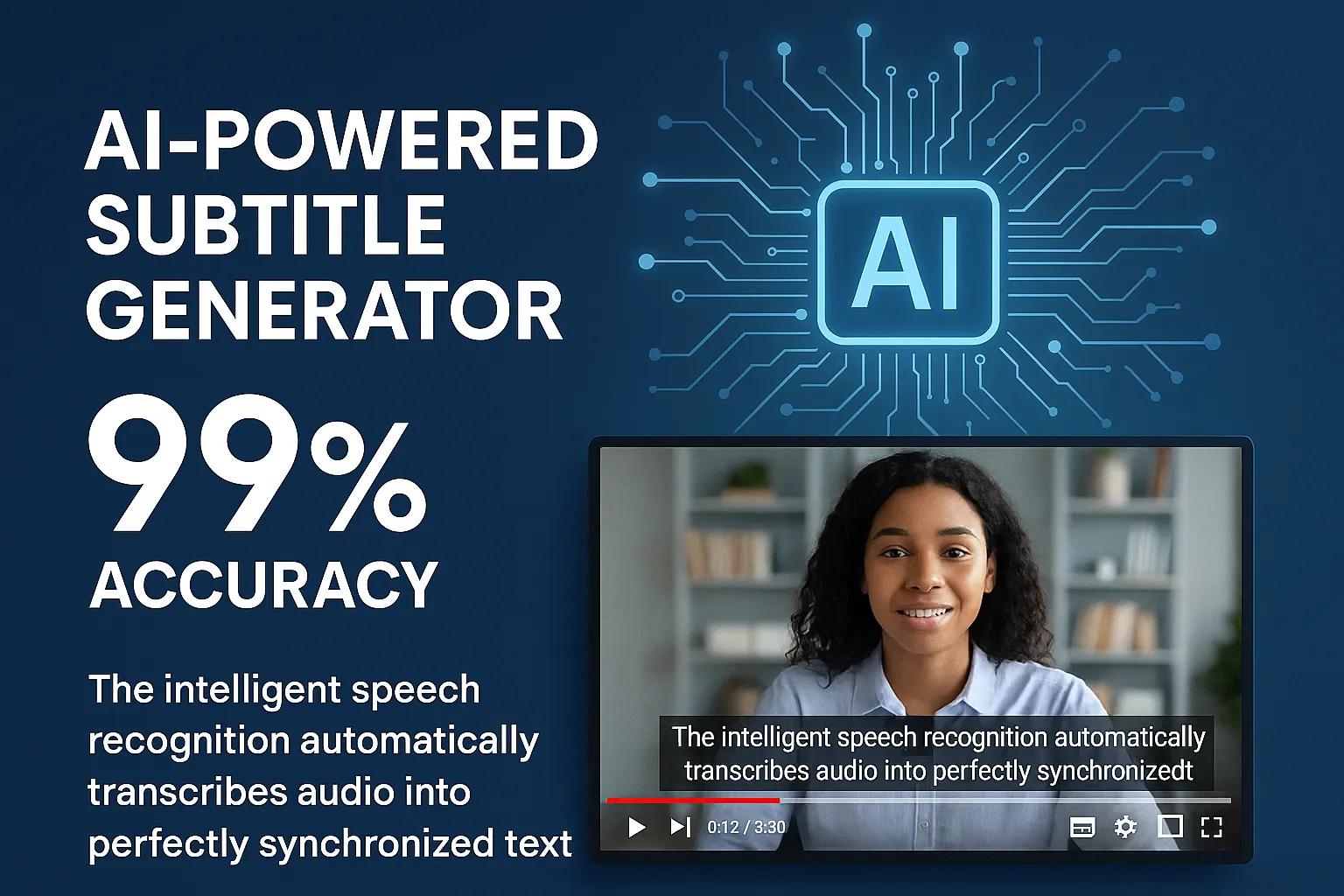 AI Subtitle Generator accuracy demonstration