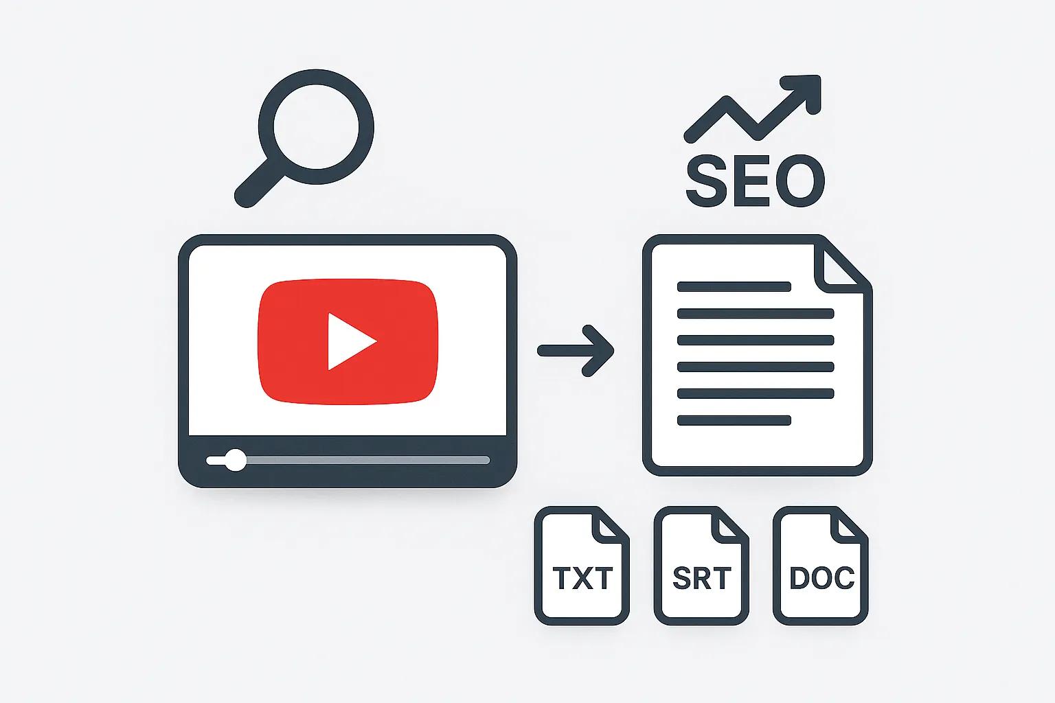 SEO-optimized Youtube Video To Text transcripts for better search rankings